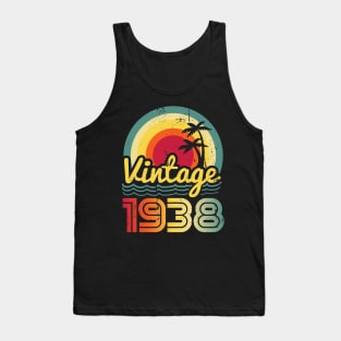 Vintage 1938 Made in 1938 85th birthday 85 years old Gift Tank Top